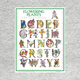 Flowering Plants A to Z Design by Bob Carington T-Shirt